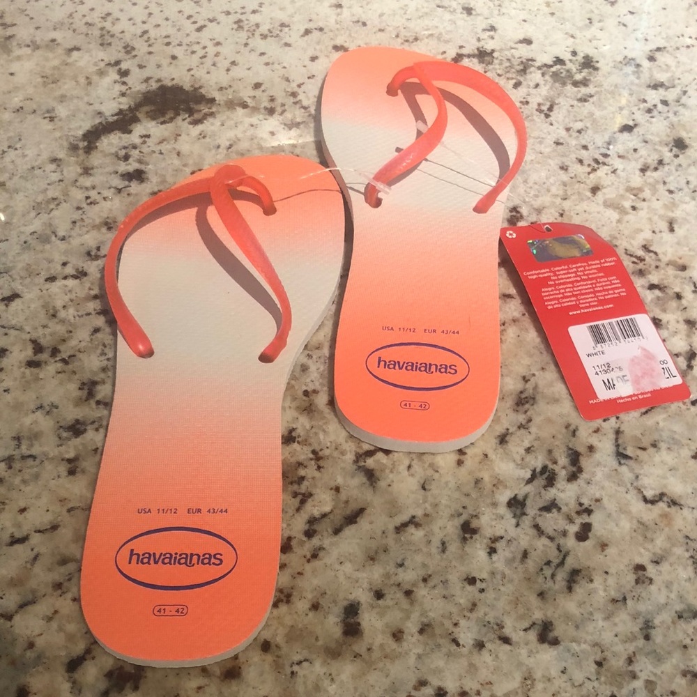 NWT havaianas ombré sandals